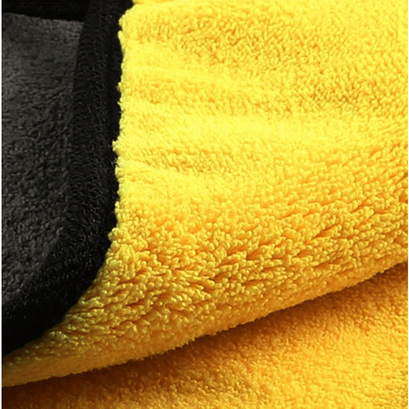 1pc Premium Microfiber Car Cleaning Towel - Ultra-Soft Dual-Sided Cloth for Effective Auto Detailing, Washing, and Drying, 0.2 g/?, Compact Design for Easy Storage, Ideal for Vehicles and Home Use, Car Care Accessory | Compact Cleaner | Microfiber Fabri