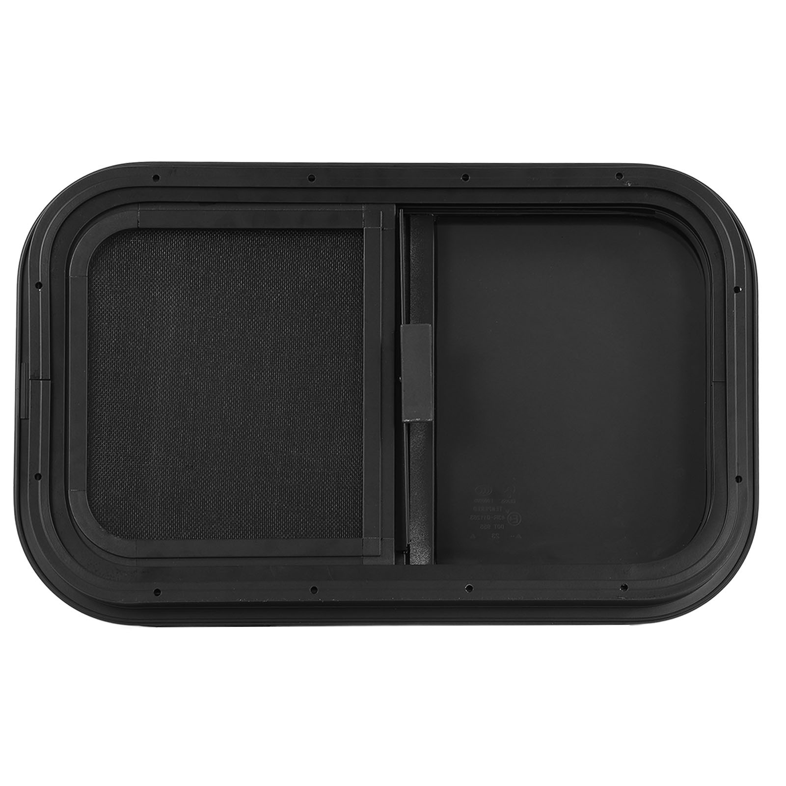 Rv Push Pull Window Rounded Corner Waterproof Sealed Uv Proof Smooth Polished For Camper Engineering Vehicle