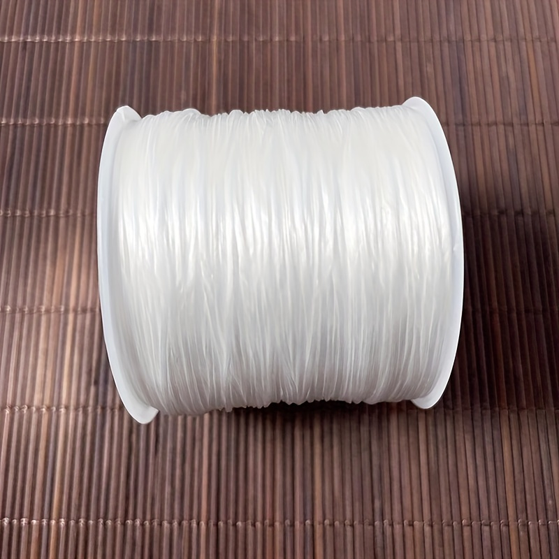 1pc durable and elastic rubber beading cord, 50.0 meter long, suitable for DIY jewelry making, versatile elastic string for bracelets and necklaces - 1pc