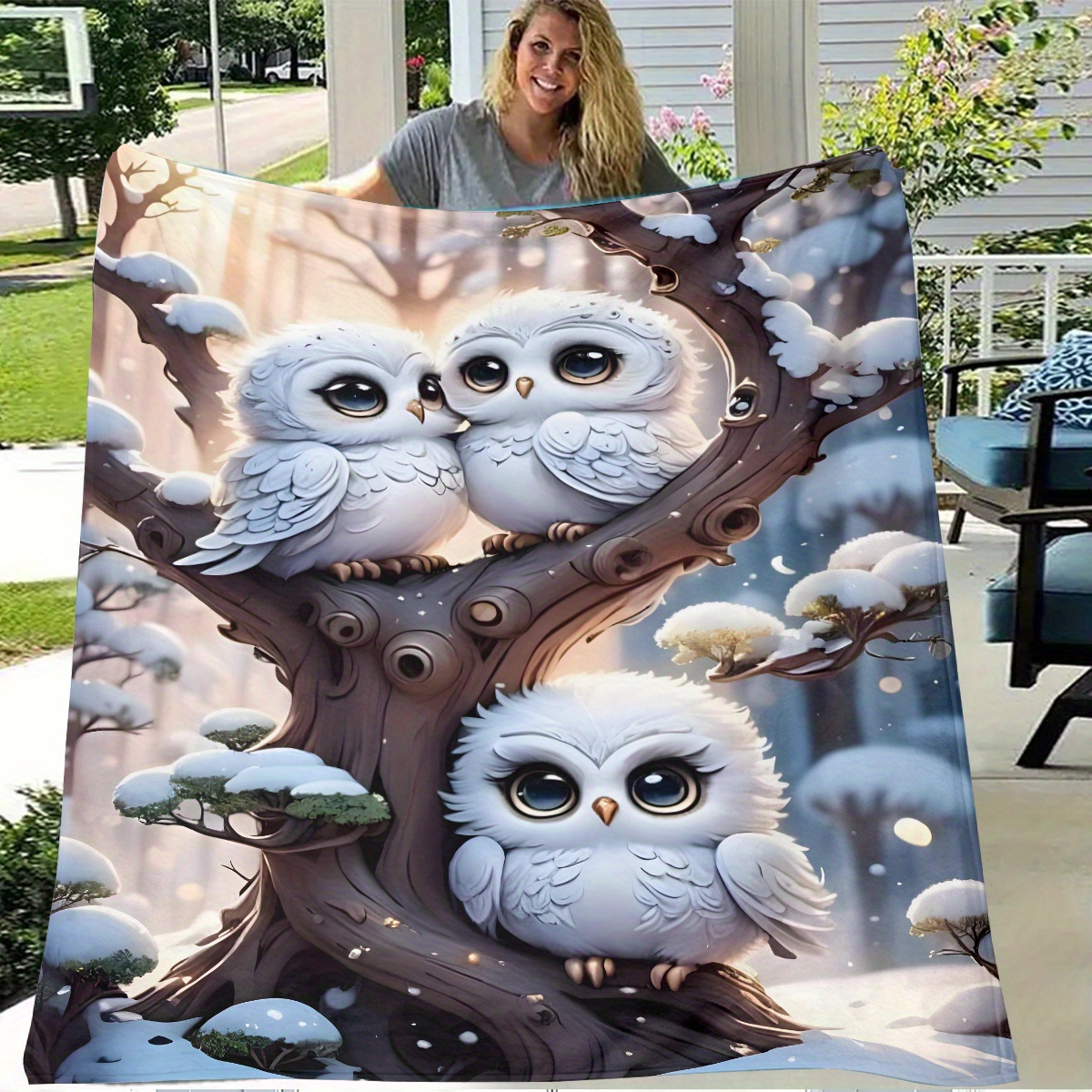 

Soft Flannel Blanket With - Personalized, Suitable For Sofa, Bedroom, Gift, , Flannel Sheet, Wrap, Super Soft, All , 100% Polyester, Hand Wash Only