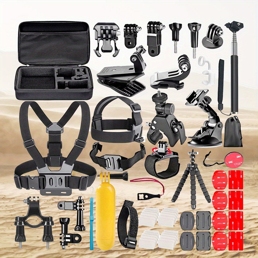 84 in action camera accessories kit portable Temu Denmark
