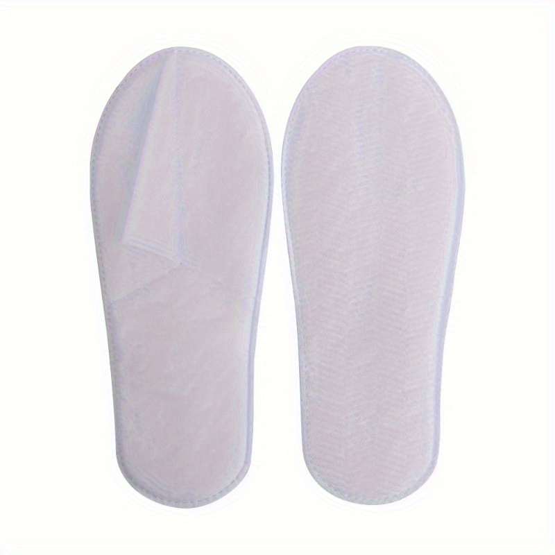 12 pairs disposable slippers non slip closed toe guest Temu