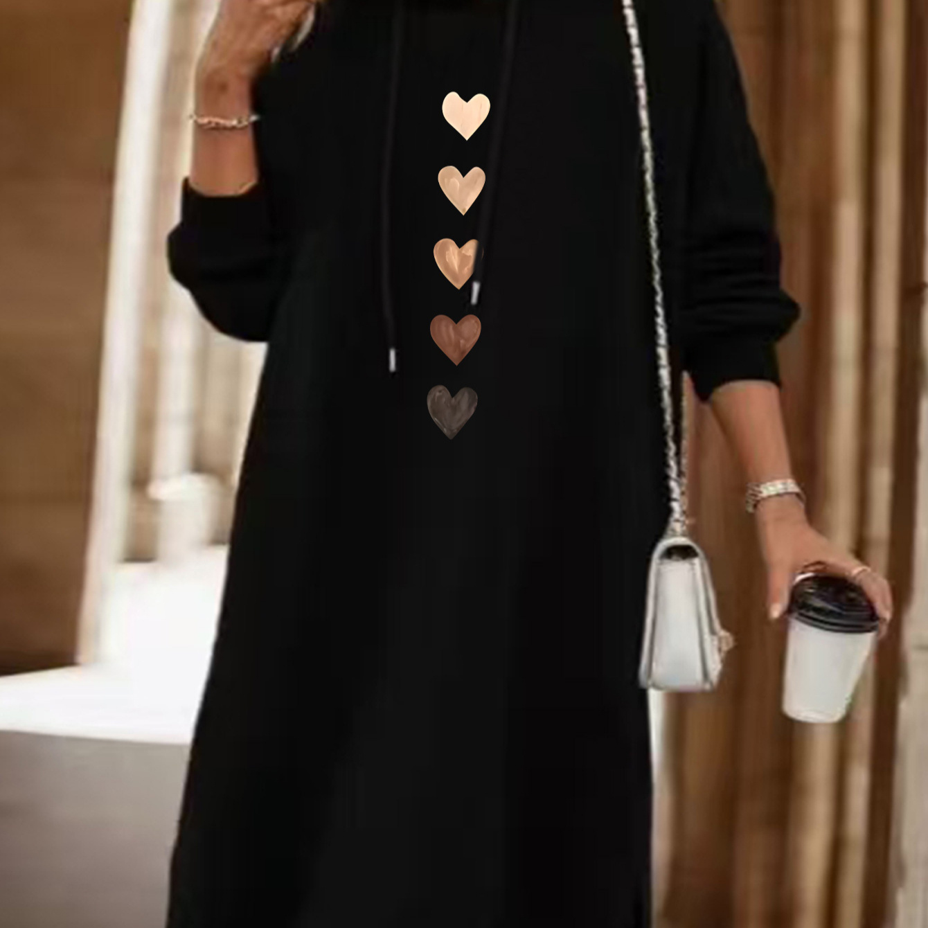 

Plus Size Women's - Long , Drawstring Waist, And Washable For Fall/