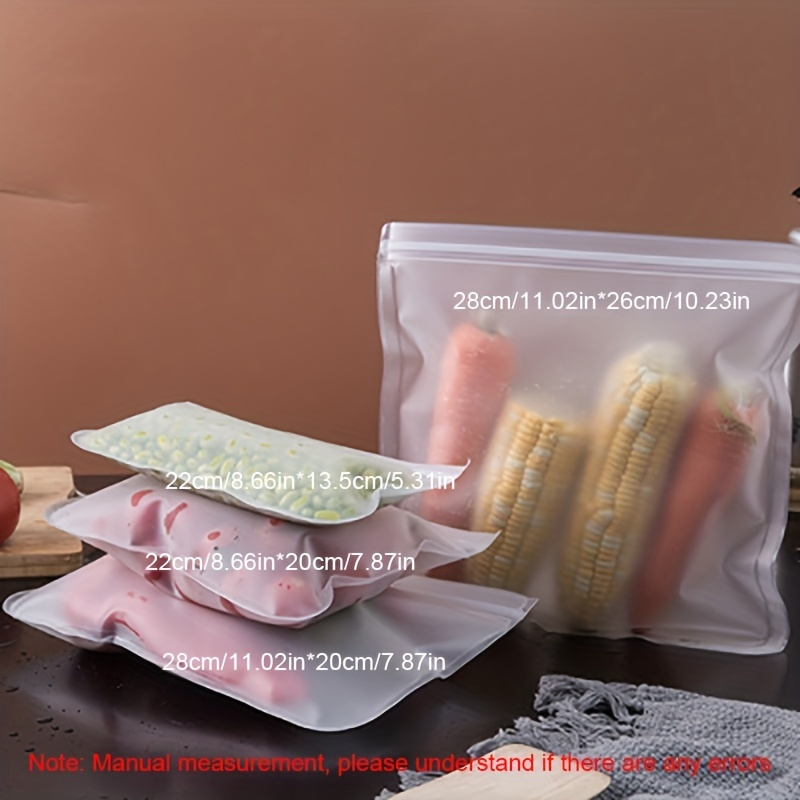 4pcs reusable silicone food storage bags leakproof bpa free   fruits vegetables sandwiches meats ideal for fridge organization details 4