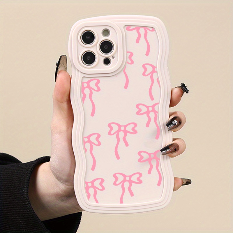 Ququcheng Coque Compatible Avec IPhone 16 Pro Max(6.9"), Téléphone Portable Ras Du Cou Avec Cordon TPU Corde Silicone Case Bumper Pour IPhone 16 Pro Max (6.9") Housse Rose