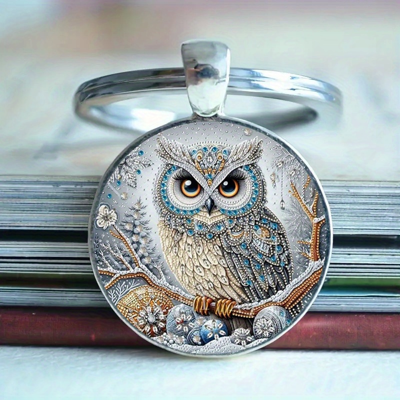 

1pc Owl-themed Key Chain Ring Birthday Gift Valentine's Day Gift