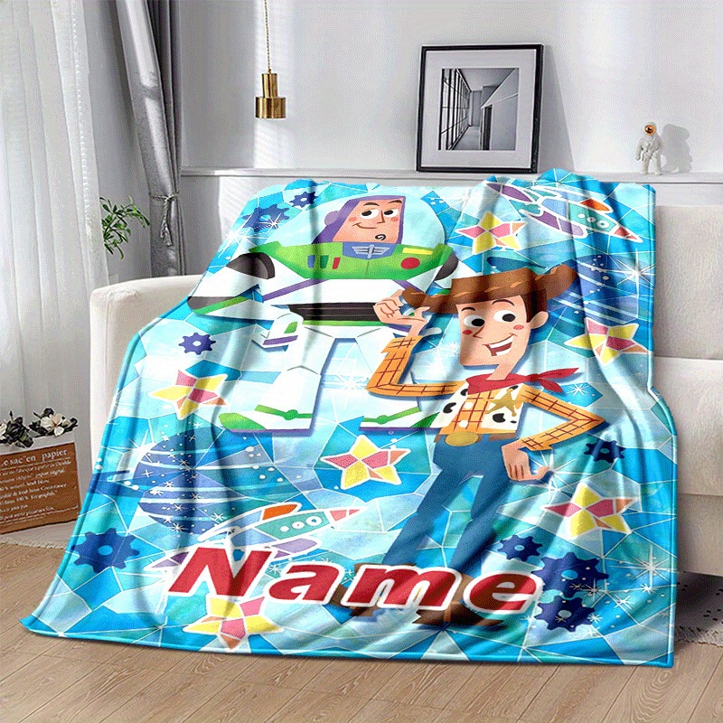

Custom & Personalized Name Blanket - Soft, Cozy Flannel Throw For Sofa, Bed, Picnic, Travel | Gift Idea, Christmas Decor