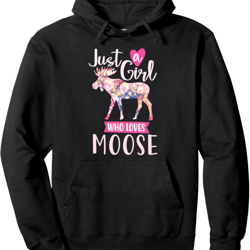 

Who Mooses Pullover Hoodie For Teens, Crew Neck Sweatshirt, , Breathable, Casual Loose Trendy Long Sleeve Hooded Sweatshirts