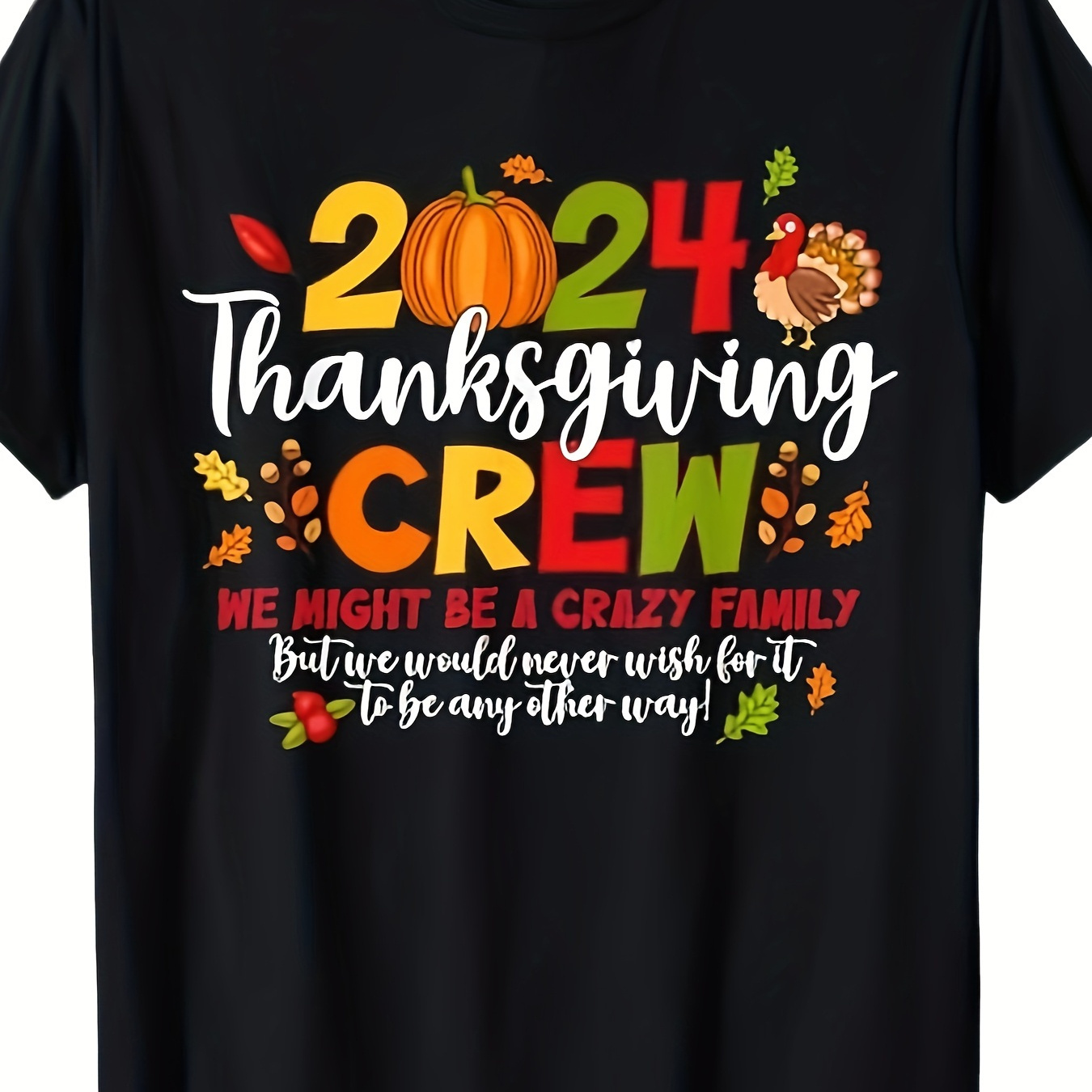 

2024 Family Matching Fall Men's T-shirt
