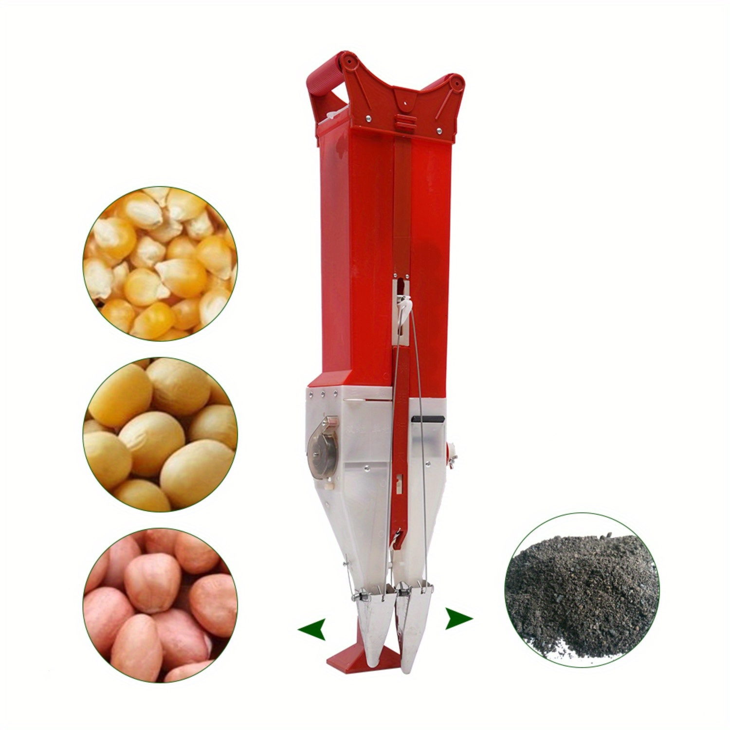 Handheld Manual Fertilizer Planter Tool – For Corn, Peanut & Vegetable Gardens