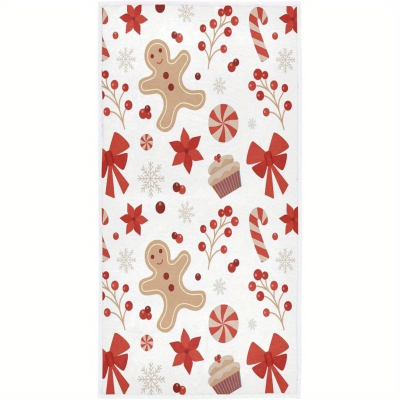 

1pc Set, Christmas For Man Towels, And Bath Towels, Towels, Towels, Suitable For Bathrooms, , Gyms And , 18 X 26