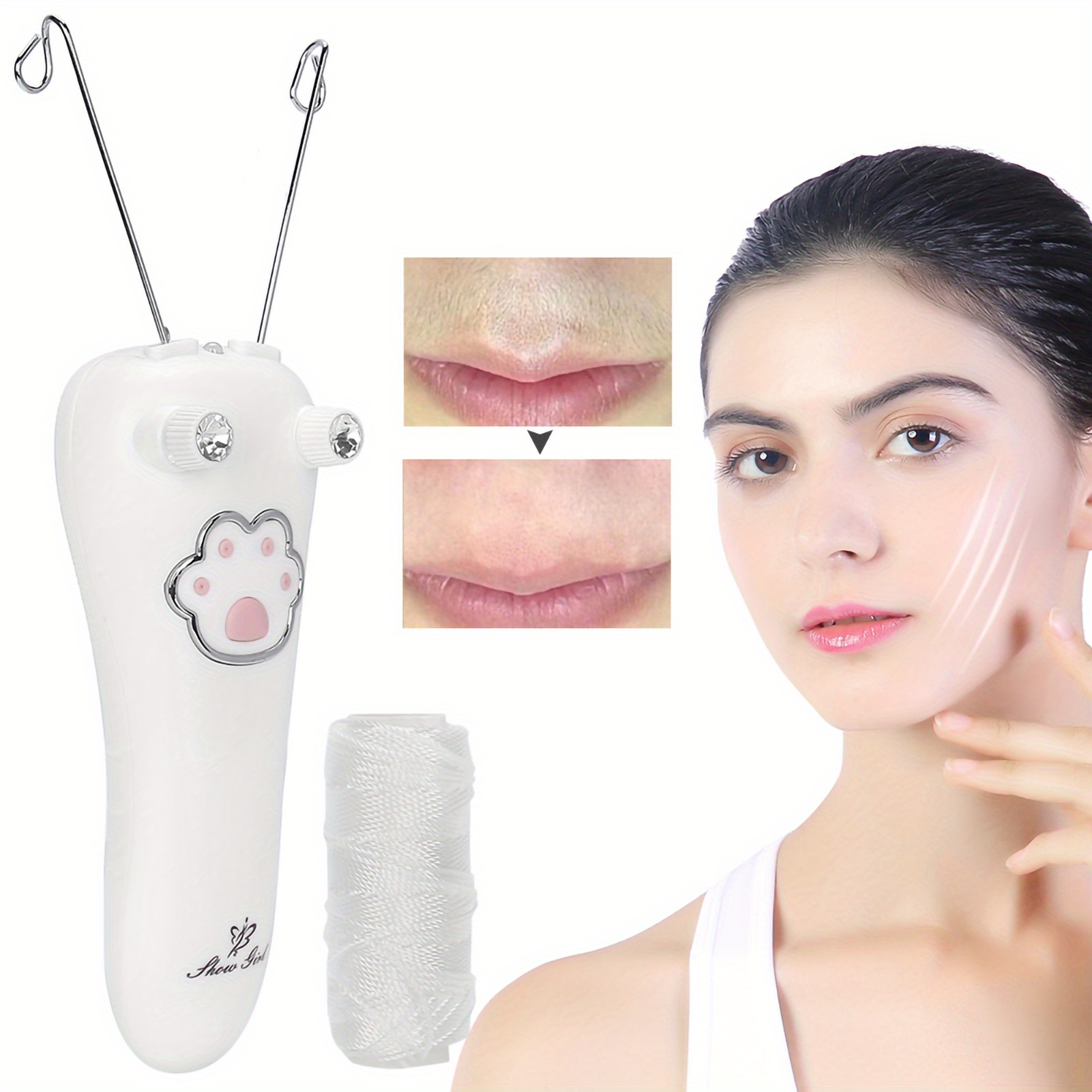 

Ladies Facial Remover, Facial Threading Removal For Women, Thread Epilator Remover, Threading Removal Tool, Threading Epilator Razors For Women, , Lip, ,