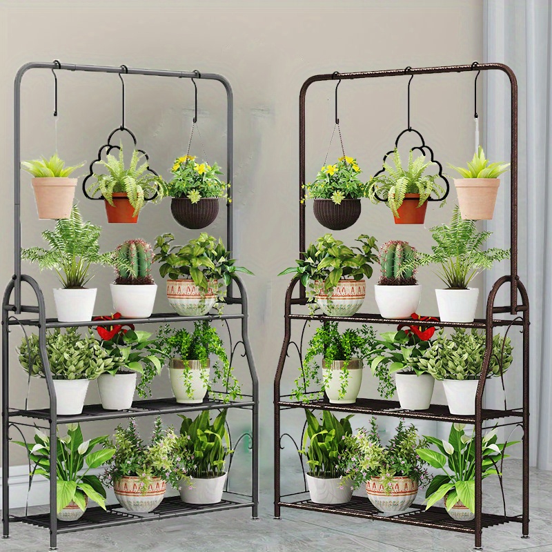 support plantes dintrieur dextrieur en mtal  3 niveaux - Temu
