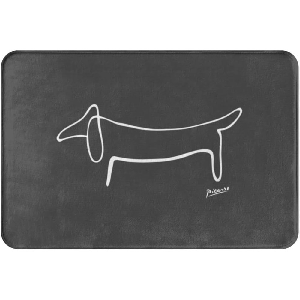 

24"x 16" Doormat Non Slip Front Door Mat Wild Dachshund Doormat Rug Carpet Mat Non-slip