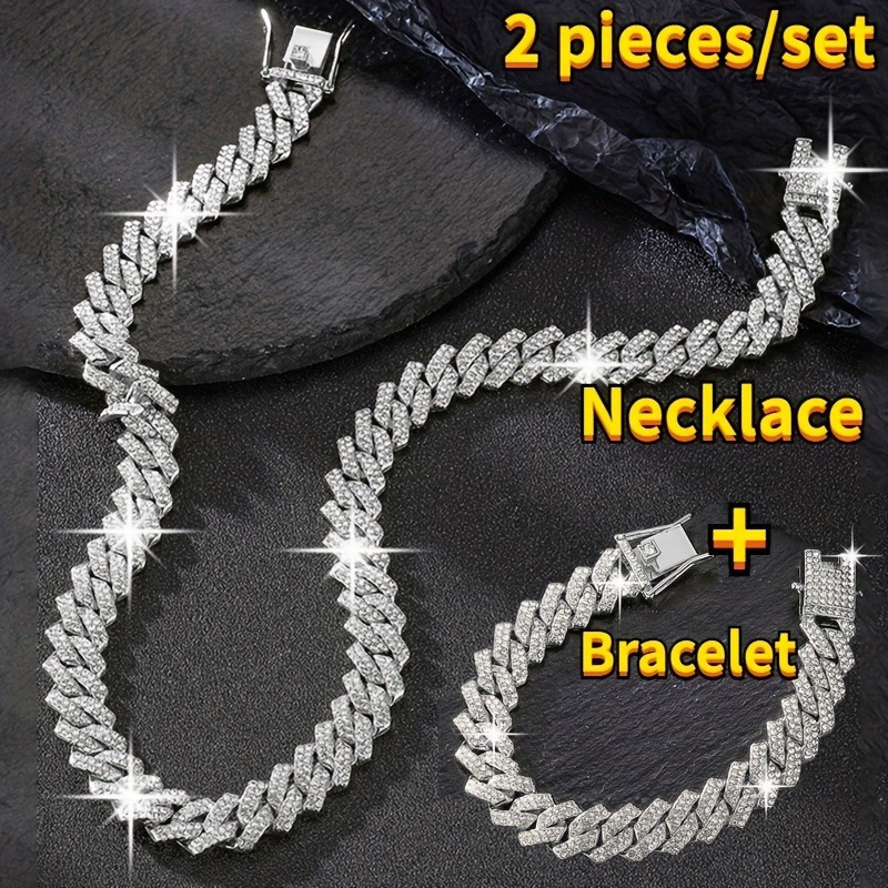 

Necklace & Bracelet Set - Unisex Y2k Jewelry,