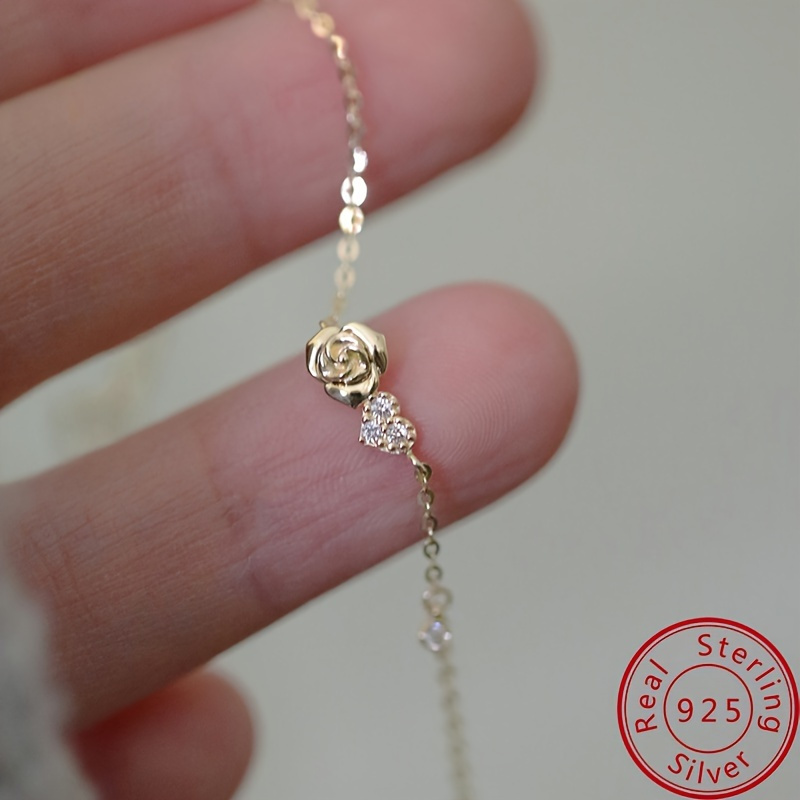 

925 Bracelet Inlaid Zirconia Bracelet