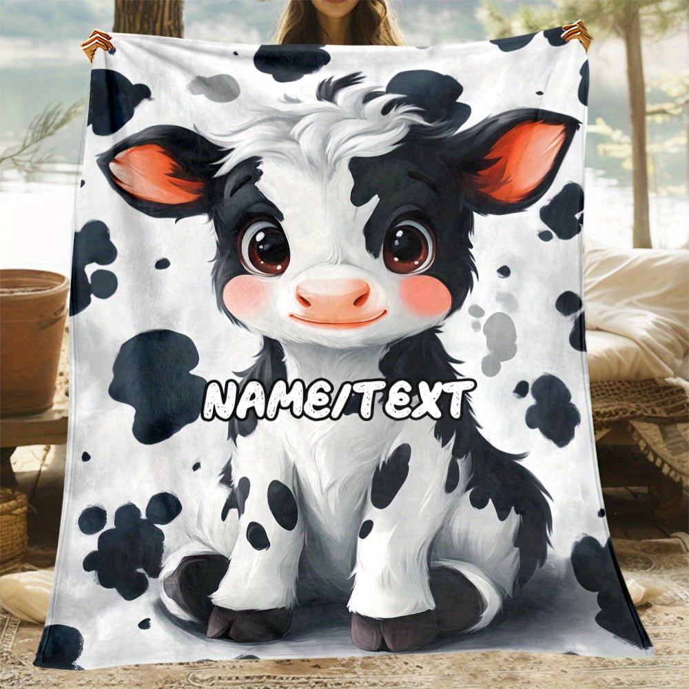 

Customizable Blanket - 1pc Personalized Fleece , No , -free, Polyester For Sofa, Bed, - , Blanket For , , For