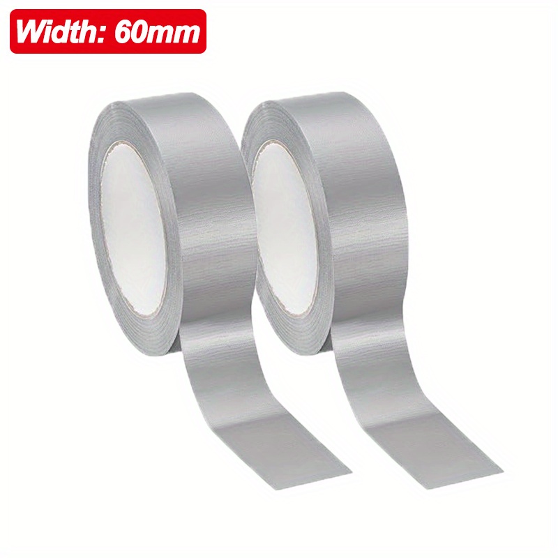 2pcs Heavy Duty Duct Tape Compatible for Plastic// Surfaces - No Residue Strong Adhesive, Super Sticky Residue-Free Tape Suitable for Indoor/Outdoor Use, DIY, Auto Repair,, Home Repairs - Multi-Purpose Bonding Tape