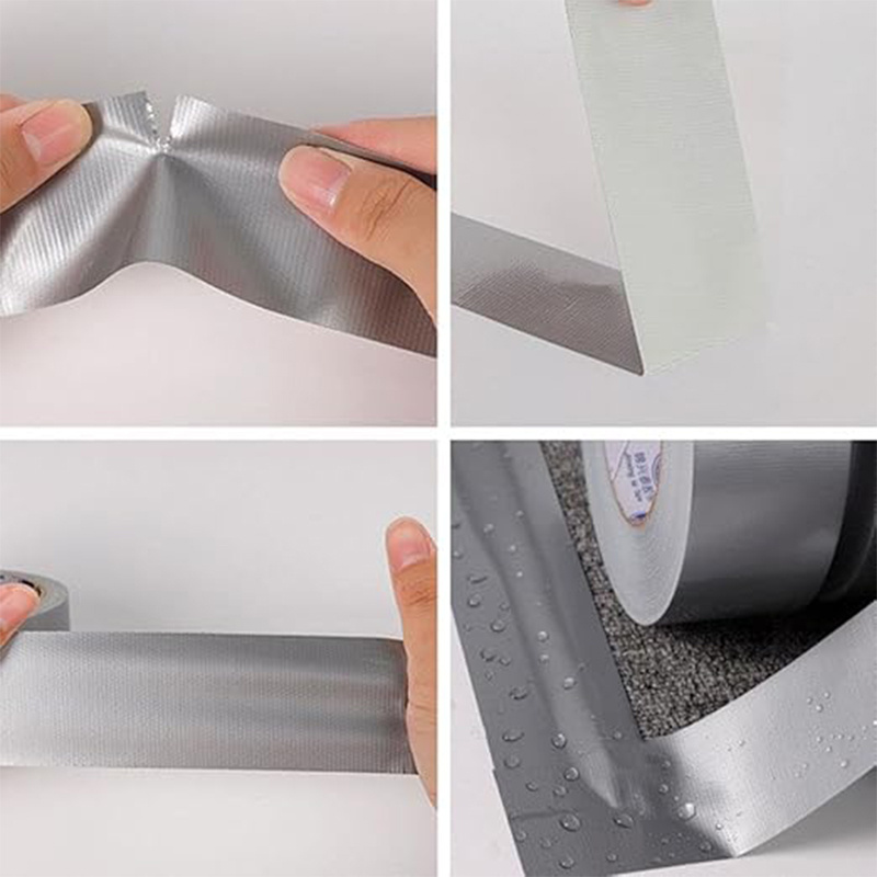 2pcs Heavy Duty Duct Tape Compatible for Plastic// Surfaces - No Residue Strong Adhesive, Super Sticky Residue-Free Tape Suitable for Indoor/Outdoor Use, DIY, Auto Repair,, Home Repairs - Multi-Purpose Bonding Tape