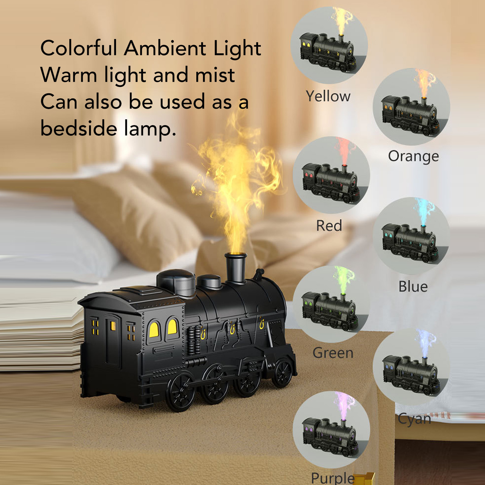 

Humidifier, Led Oil Mist Humidifier For