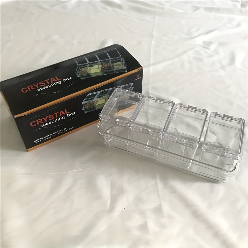 4 compartment     organizer set         storage containers for     use       for     details 5