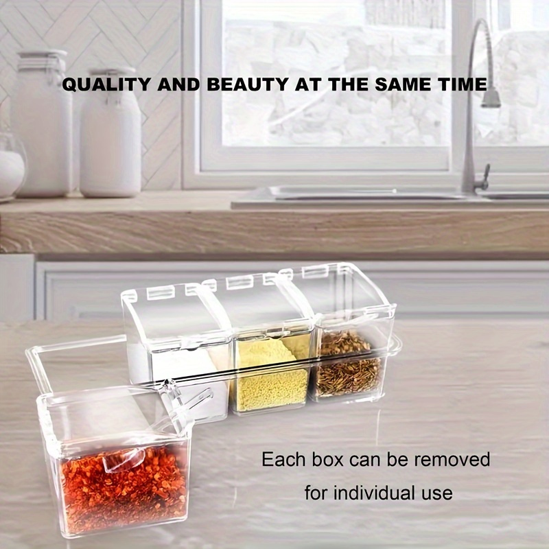 4 compartment     organizer set         storage containers for     use       for     details 8