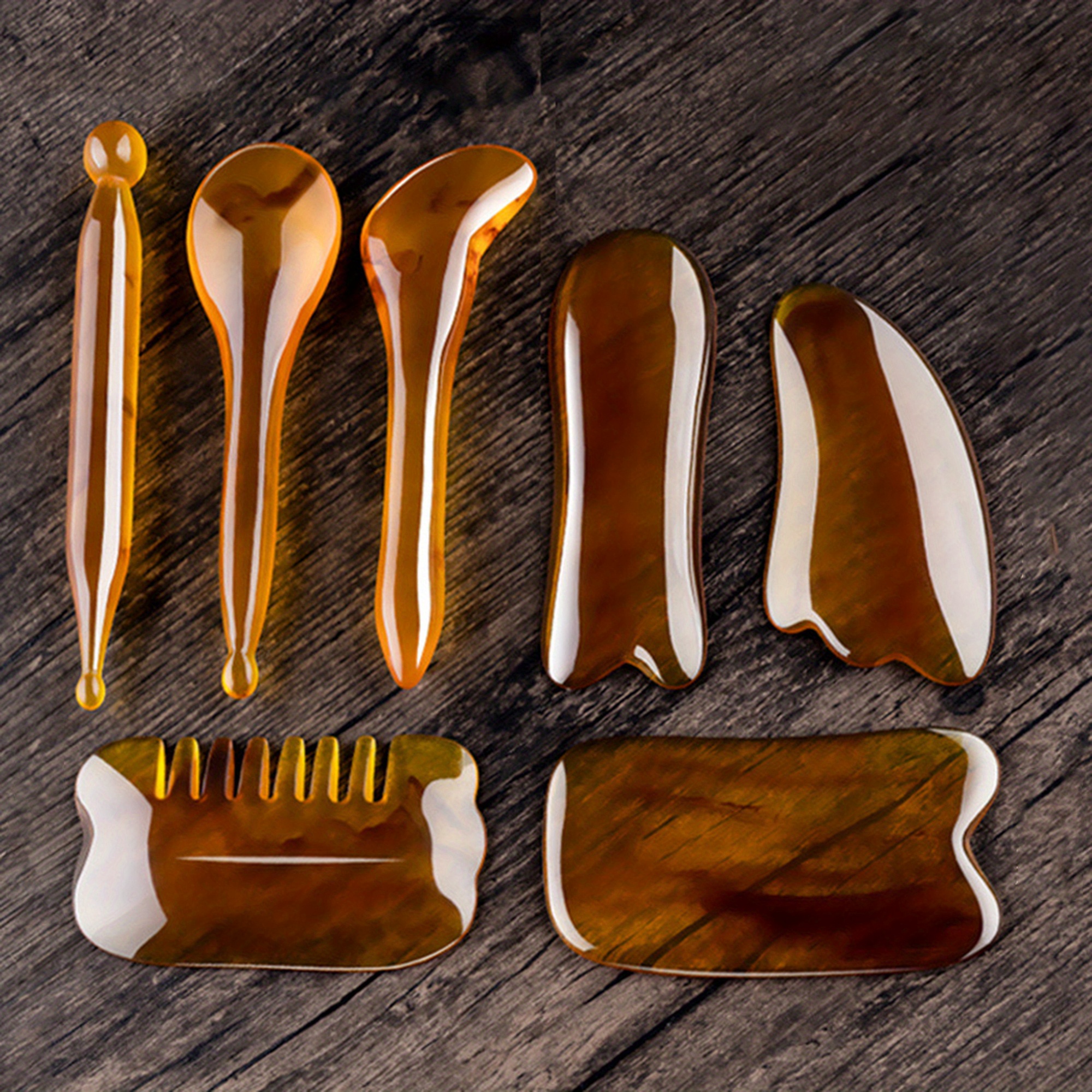 Gua Sha Facial Tools 7-Pack
