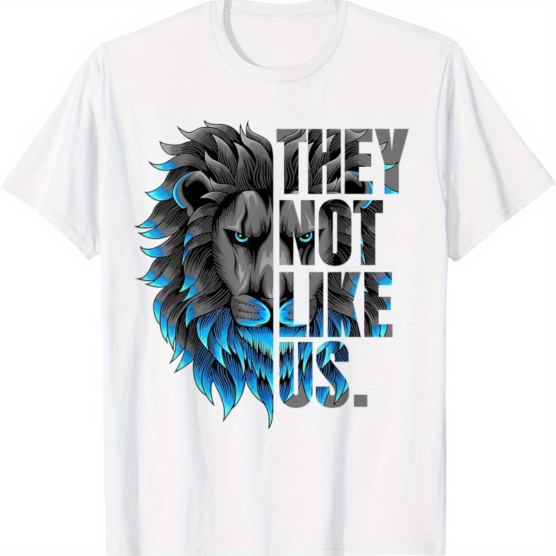 

Not American Football Lion T-shirt Men's Women's T-shirt