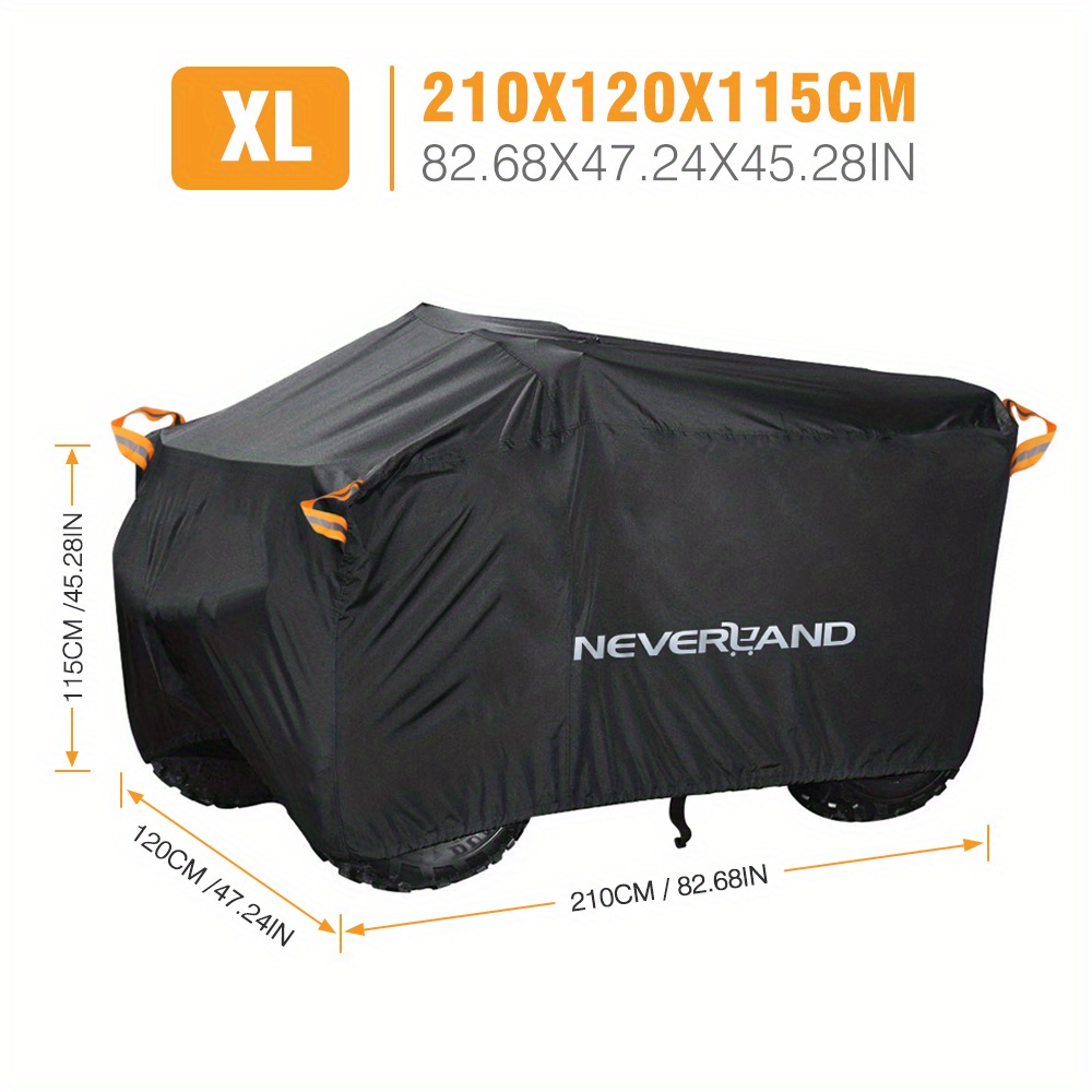 Neverland Atv Cover - Heavy Duty Vehicle Protection, Uv Resistant, Windproof, Durable, Fit For And Atvs, M-xxxl
