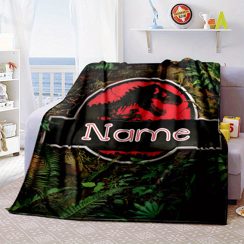 

Customizable Movie Poster Throw Blanket, Soft Fleece, Knitted Polyester, , Contemporary Style, Ideal For Home, Kitchen, Bed, Nap - 200-250g Fabric Weight