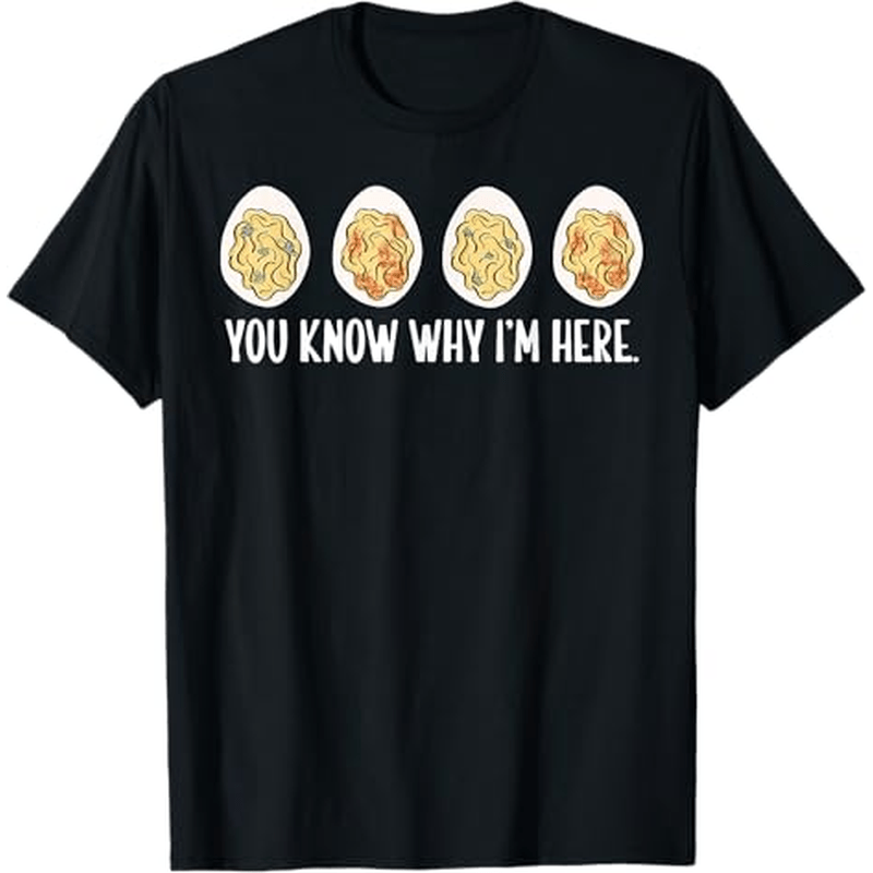 

Deviled Eggs Why Thanksgiving Dinner Fall T-shirt Thanksgiving Christmas Gifts For Men Women , S-xxxl, Black