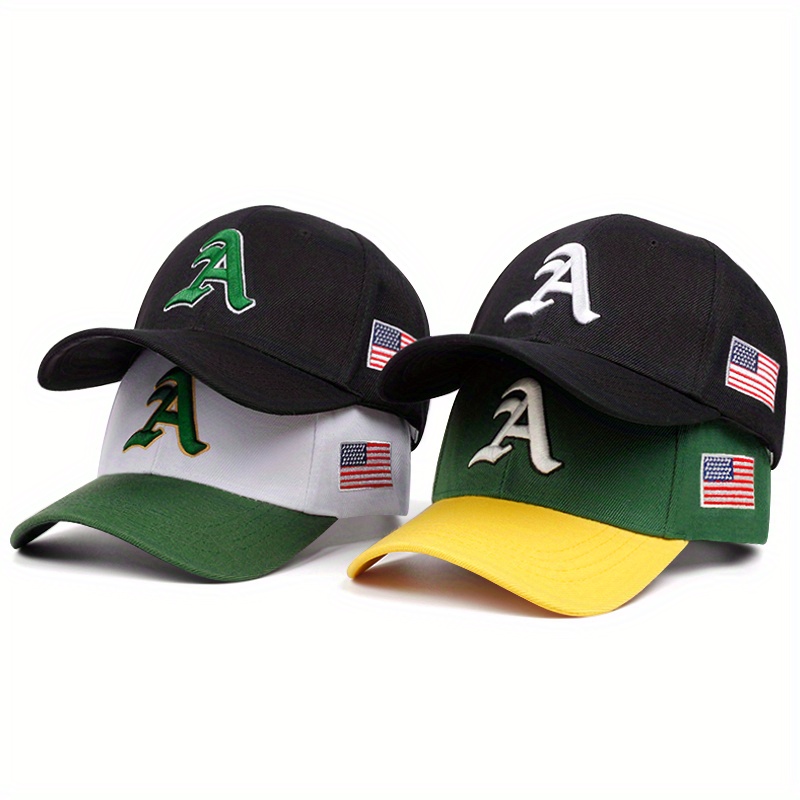 

Breathable Adjustable Women's Baseball Cap With Embroidery - Fashionable Sun Protection, Hand Washable, For Spring