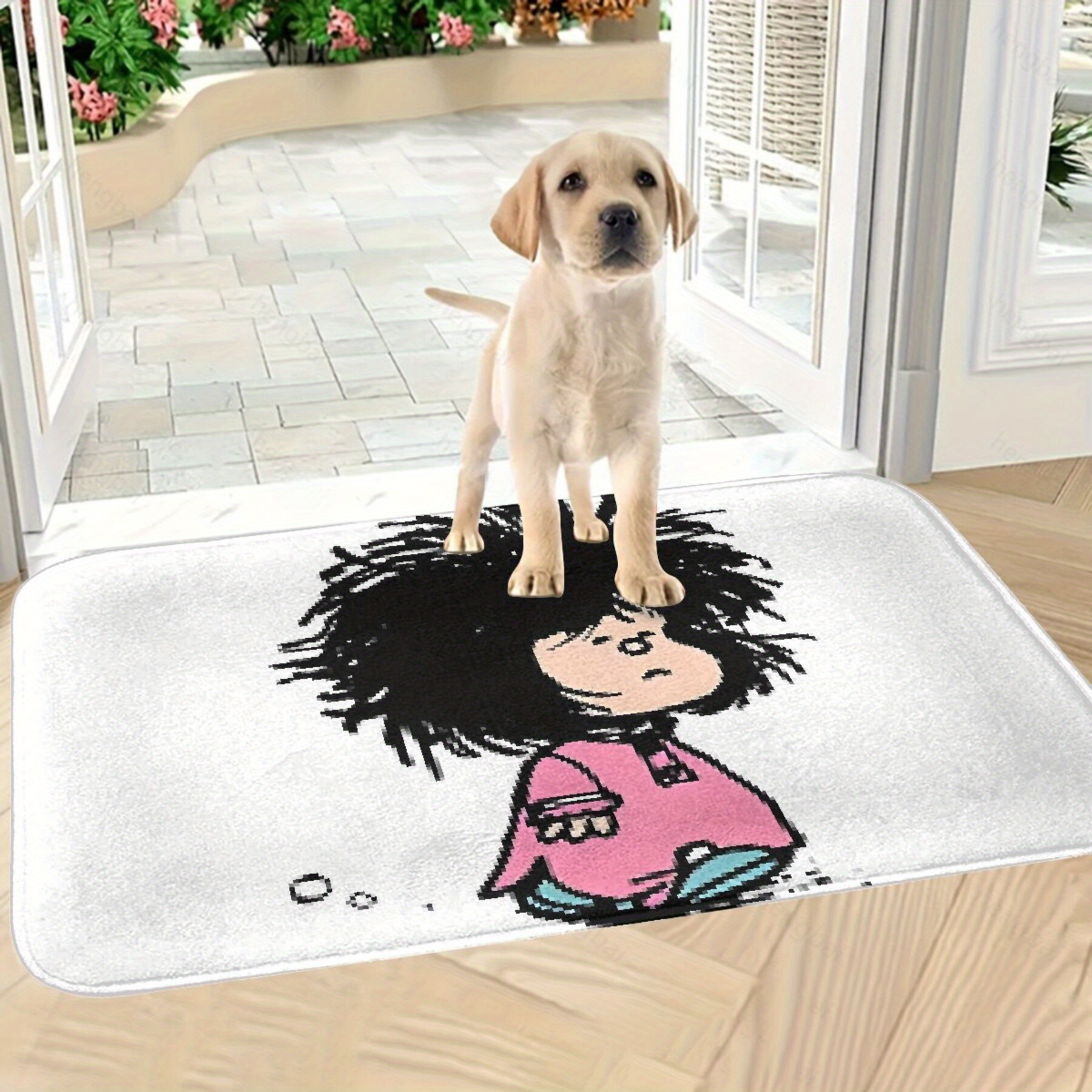 

Mafalda- Christmas Doormat - Washable Area Rug For Decor, For Entrance, , , Rectangular, 1pc, Christmas Decor