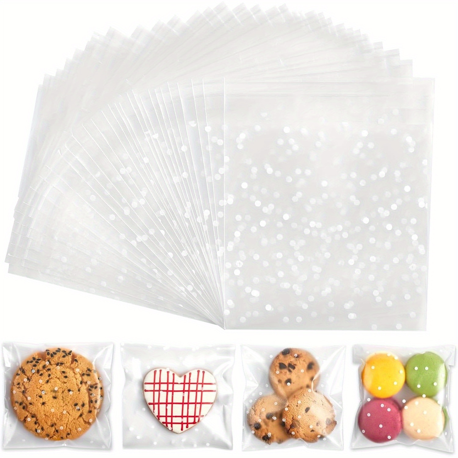 

100pcs -sealing - 4x4 & 5.5x5.5 Clear For , , , And Christmas Gifts