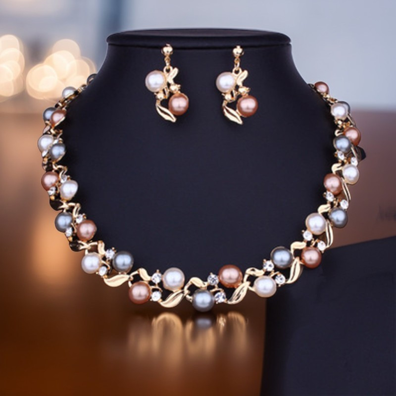 

Necklace Set Drop Necklace Set For Dating Shopping Wearing
