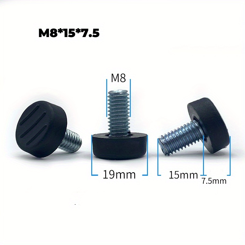 12pcs Anti-slip Adjustment Foot Screws Furniture Sofa Adjustable Foot Pad Heightening Table Leg Additions Adjustment Foot Easy