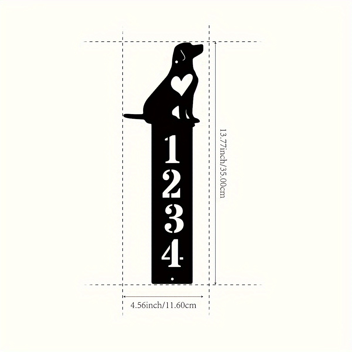 customizable metal address plaque black iron door number sign personalized wall hanging entryway decor   identification housewarming gift   decor details 2