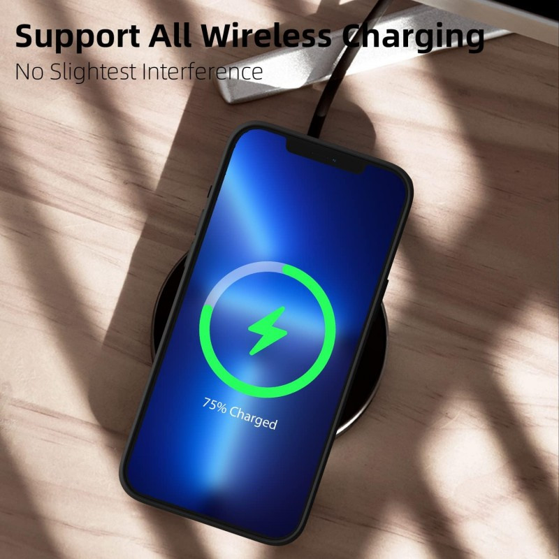 Case for iPhone 12, Slim, Silicone, Full Coverage, Soft Rubber