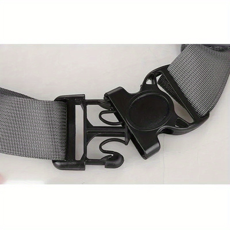 1pc 40cm waist bag with zipper closure adjustable shoulder strap unlined nylon fanny pack for men and women ideal for hiking travel camping running sports and outdoors activities details 5