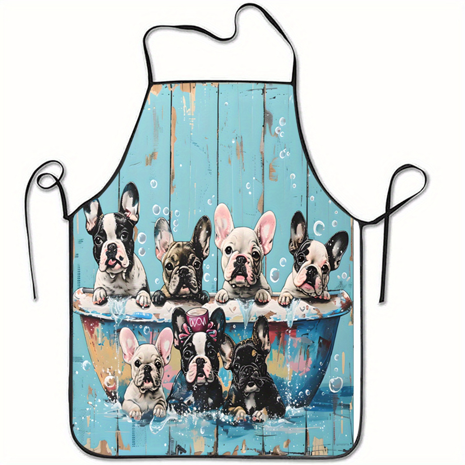 

1pc , Sleeveless Polyester Wooden , , Cooking