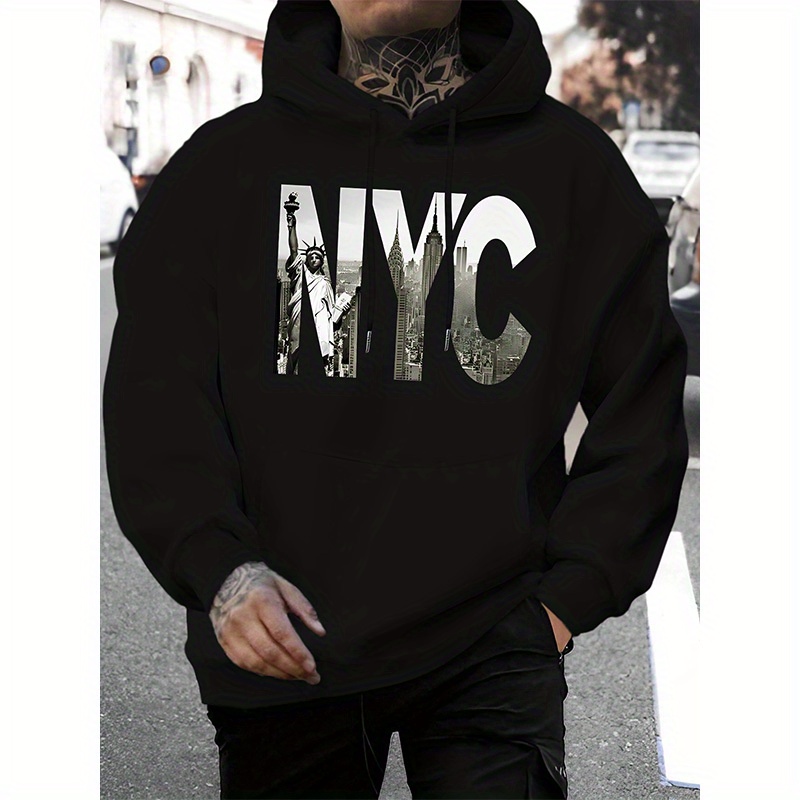 

, Regular Fit, , Pattern Hooded Sweatshirt For /