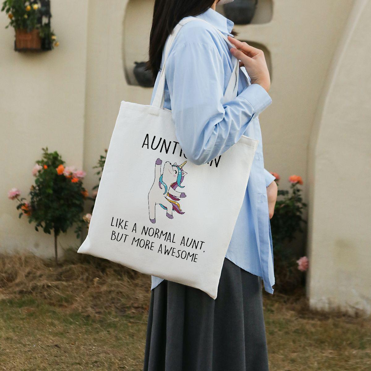 2d Flat Printing, 1pc Perfect Underarm Bag For Auntie 21039 Pattern Shopping Work Capacity Trendy Tote Bag, 2d Flat
