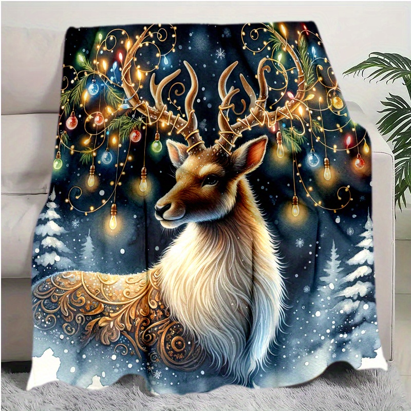

Christmas Blanket - , & For , Bed, And Office Chair | Washable | | | For Sofa, , , And Decor, For Christmas,