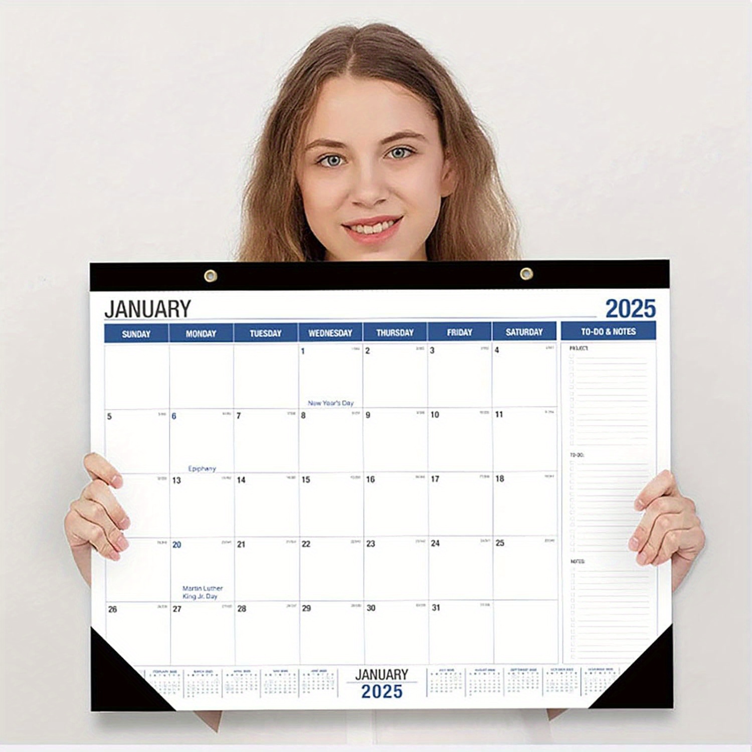 

Extra-large 2025 Countdown Calendar - 16.97" X 21.97" Hanging Wall Planner, Paper, Daily Organizer For Home Or Office