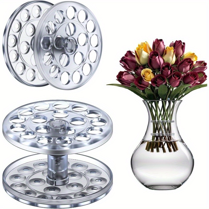 

4pcs Set, Rod Stand, Diy Vase Bouquet Twist , 6-19 , Plastic