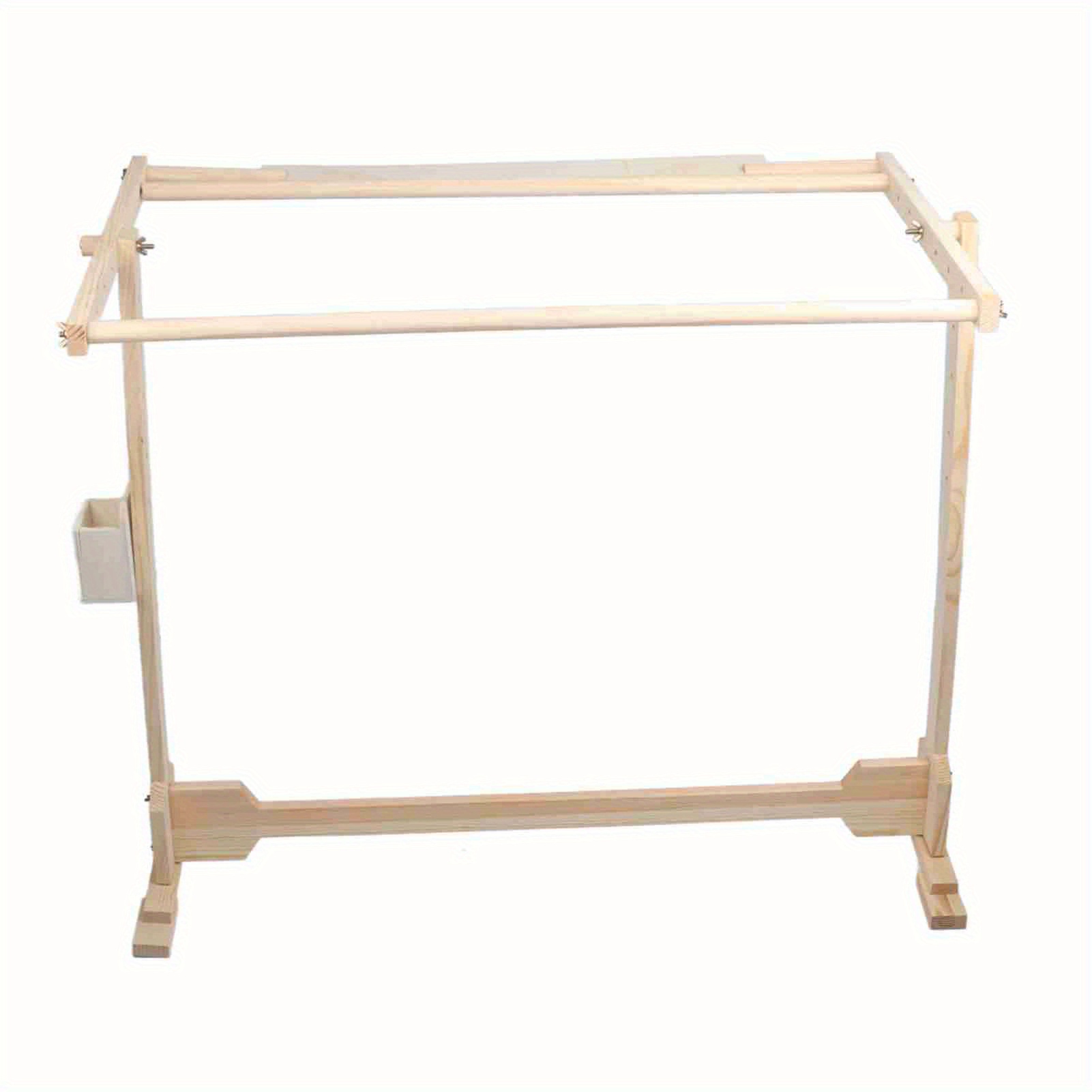 

Support en bois pour broderie au point de croix 14CT avec cerceaux pour tapisserie de 80cm