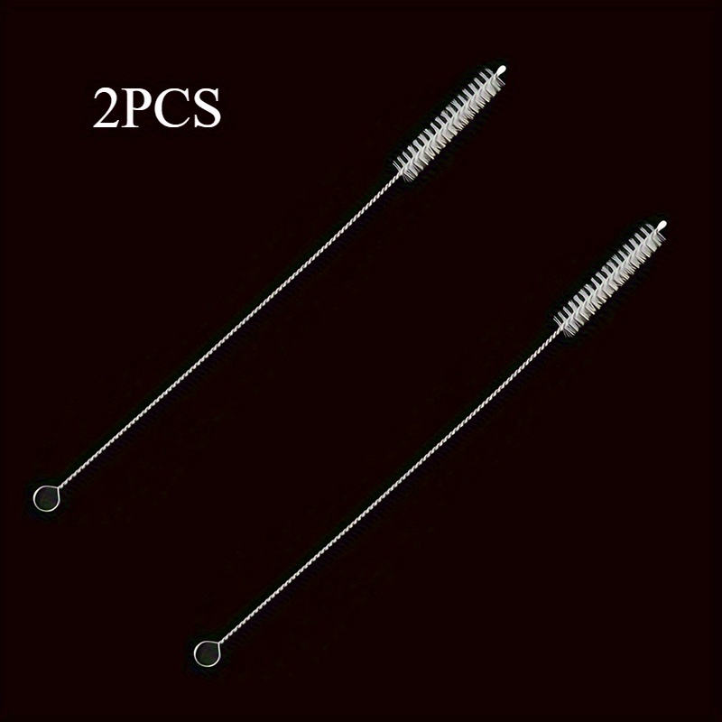 Image of 2/5pcs, Straw Cleaning Brush, Straw Brush, Tube Cleaning Brush, Long Straw Brush, Water Bottle, , Multifunctional Kitchen Cleaning Brush, Cleaning Supplies, Christmas Items