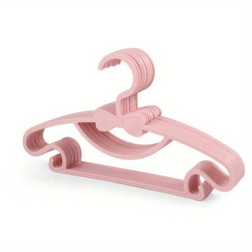 10pcs clothes hangers portable windproof plastic coat clothing organizer