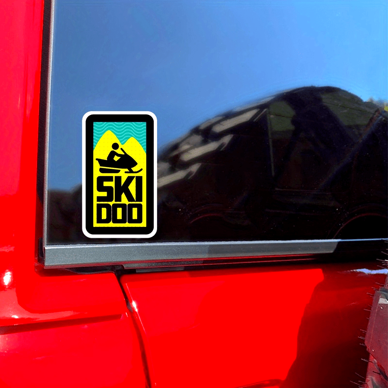 

1pc Ski Doo Vinyl Sticker, Waterproof Decal For Boats, Cars, And Water Sports Enthusiasts