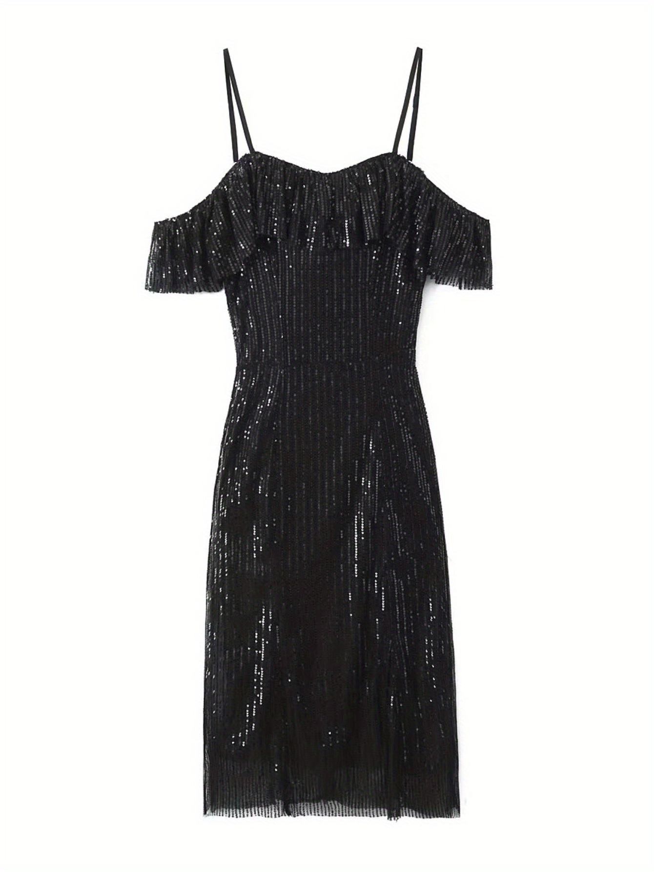 split thigh dress, party wear off shoulder floor length dress, women's  clothing | Shop Now For Limited-time Deals | Temu